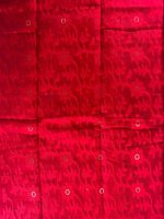 Golden and Red Tangail Jute Jamdani Sari – NGC-A15 - Image 2