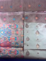 Meenakari Katan Sharee, Dual Tone – NGC-A16 Fabric, Elegant - Image 4